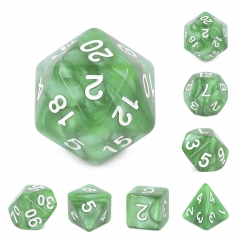 Pale Green Pearl Color Dice